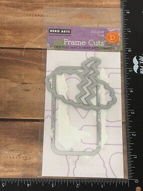 Hero Arts D1004 Frame Cuts Rectangle, OVAL, ZIG ZAG Metal Cutting Dies